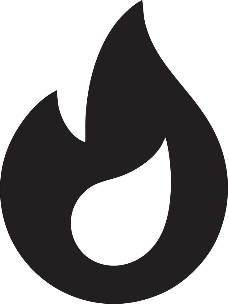 Fire hot icon symbol image vector. Illustration of the danger fire burn image design. EPS 10 vector