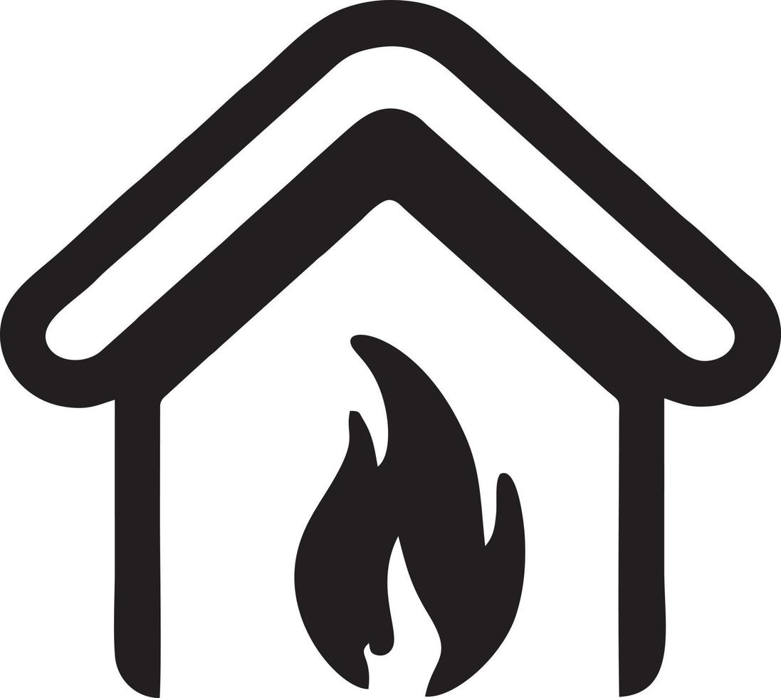 Fire hot icon symbol image vector. Illustration of the danger fire burn image design. EPS 10 vector