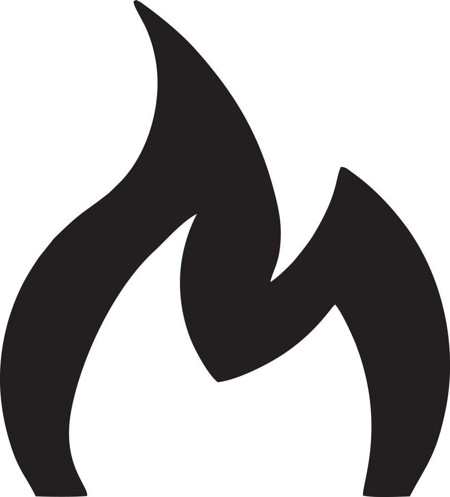 Fire hot icon symbol image vector. Illustration of the danger fire burn image design. EPS 10 vector