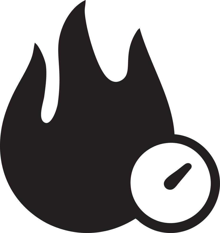 Fire hot icon symbol image vector. Illustration of the danger fire burn image design. EPS 10 vector