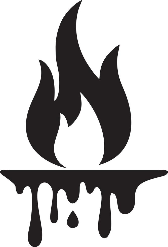 Fire hot icon symbol image vector. Illustration of the danger fire burn image design. EPS 10 vector