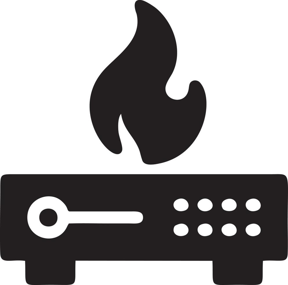 Fire hot icon symbol image vector. Illustration of the danger fire burn image design. EPS 10 vector