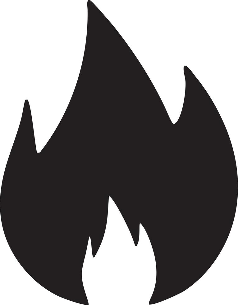 Fire hot icon symbol image vector. Illustration of the danger fire burn image design. EPS 10 vector