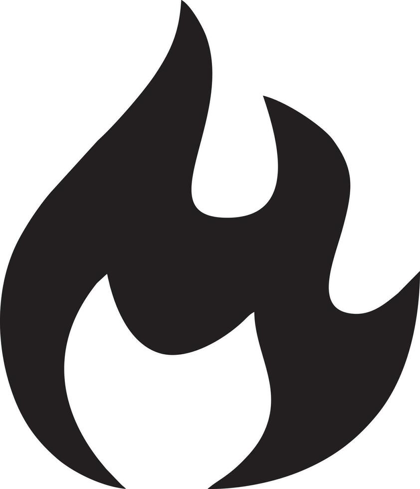 Fire hot icon symbol image vector. Illustration of the danger fire burn image design. EPS 10 vector