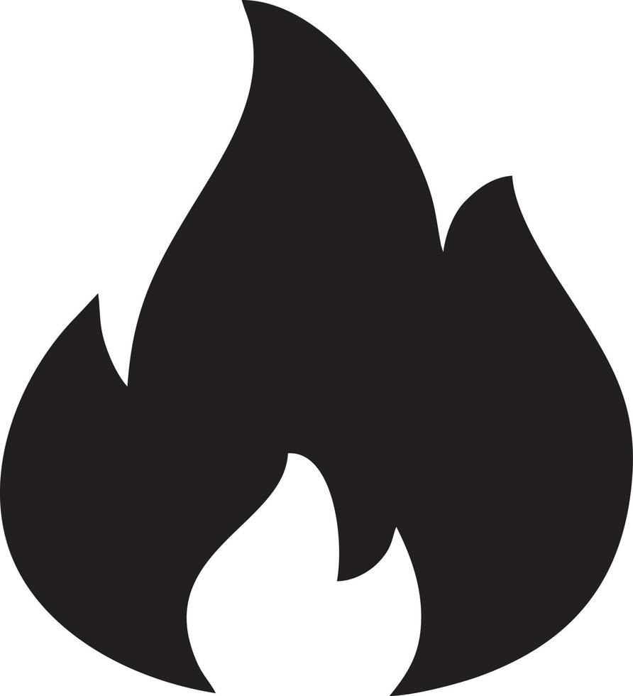 Fire hot icon symbol image vector. Illustration of the danger fire burn image design. EPS 10 vector