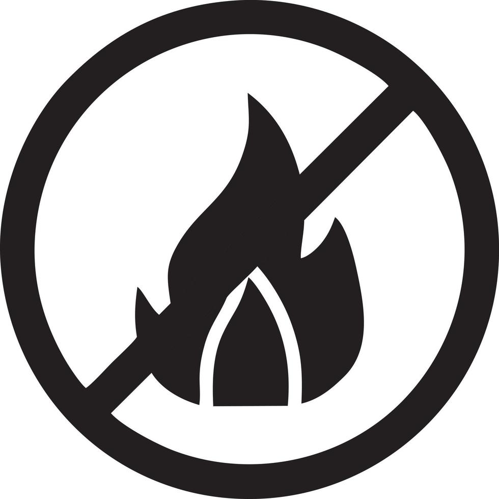 Fire hot icon symbol image vector. Illustration of the danger fire burn image design. EPS 10 vector