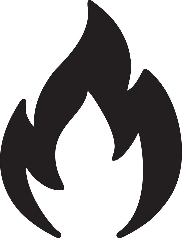 Fire hot icon symbol image vector. Illustration of the danger fire burn image design. EPS 10 vector