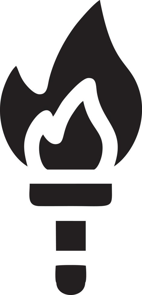 fuego caliente icono símbolo imagen vector. ilustración de el peligro fuego quemar imagen diseño. eps 10 vector