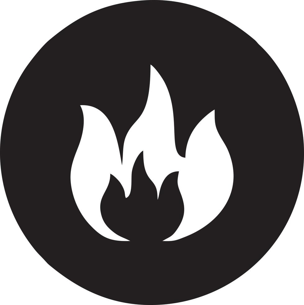 Fire hot icon symbol image vector. Illustration of the danger fire burn image design. EPS 10 vector