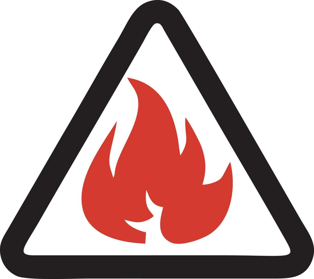 Fire hot icon symbol image vector. Illustration of the danger fire burn image design. EPS 10 vector