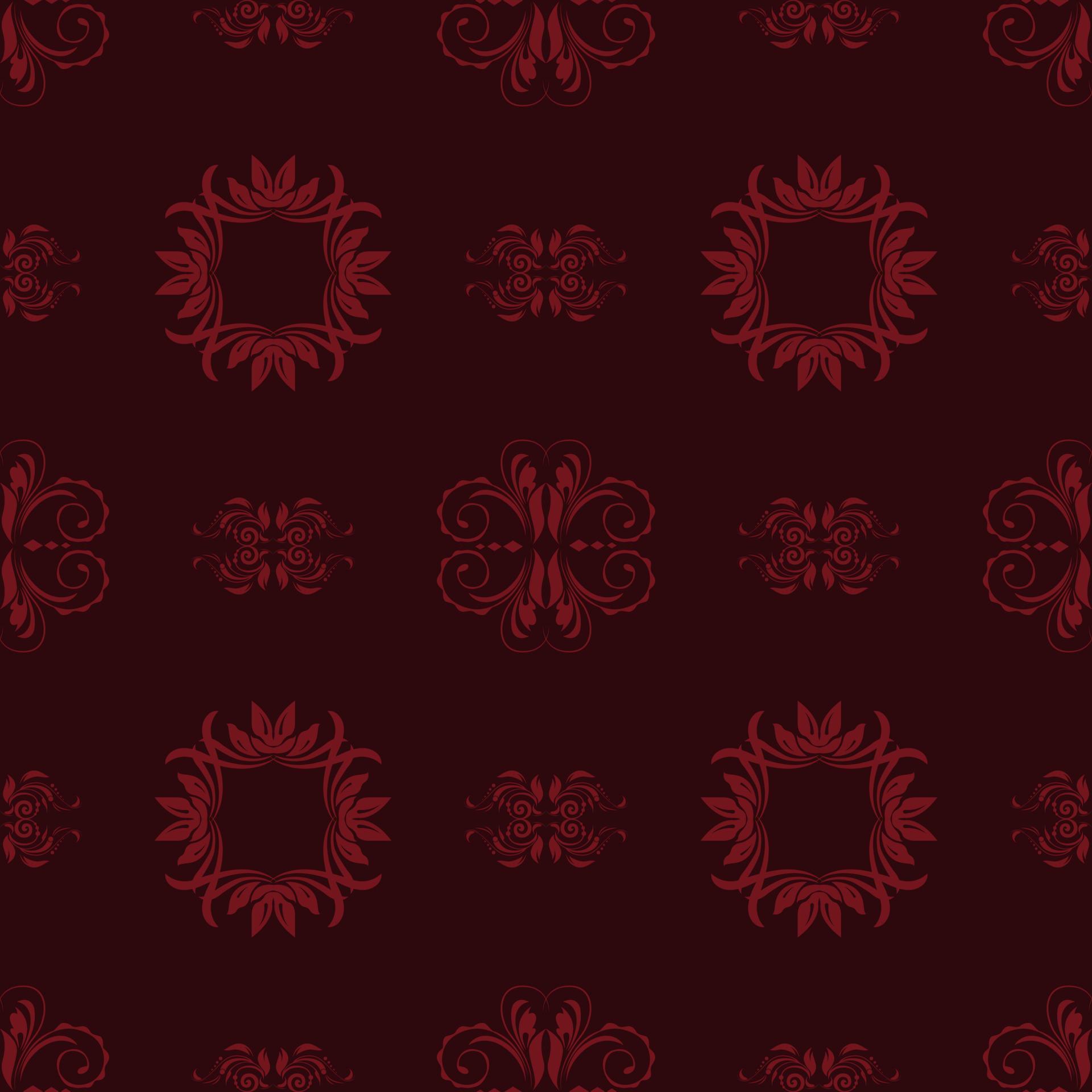 Seamless pattern damask red wallpaper. 22079280 Vector Art at Vecteezy