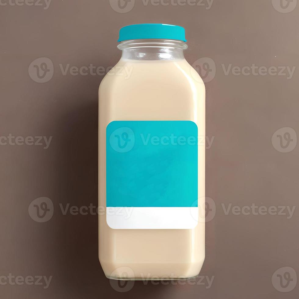 vegano soja leche, generativo Arte por ai foto