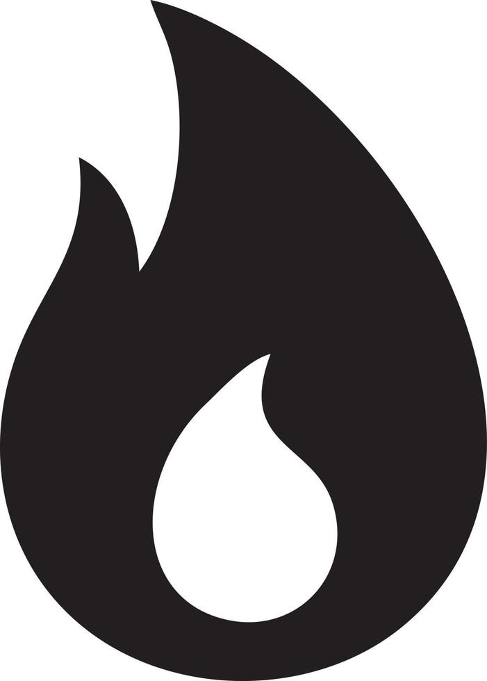 Fire hot icon symbol image vector. Illustration of the danger fire burn image design. EPS 10 vector