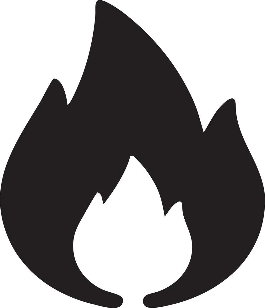 Fire hot icon symbol image vector. Illustration of the danger fire burn image design. EPS 10 vector