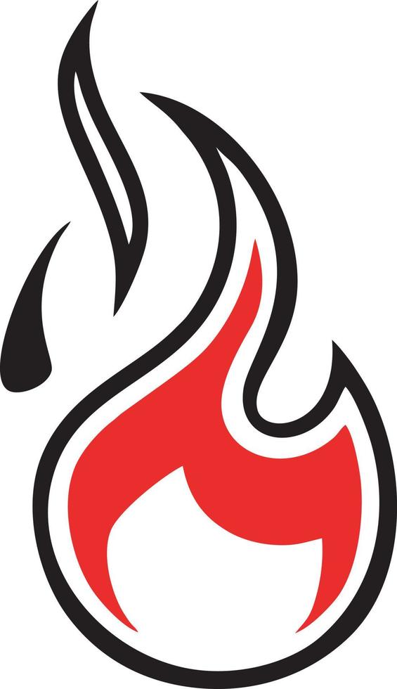 Fire hot icon symbol image vector. Illustration of the danger fire burn image design. EPS 10 vector