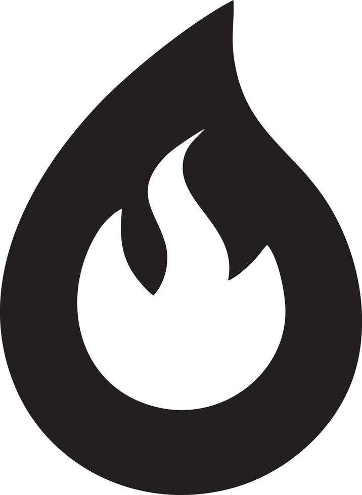 Fire hot icon symbol image vector. Illustration of the danger fire burn image design. EPS 10 vector