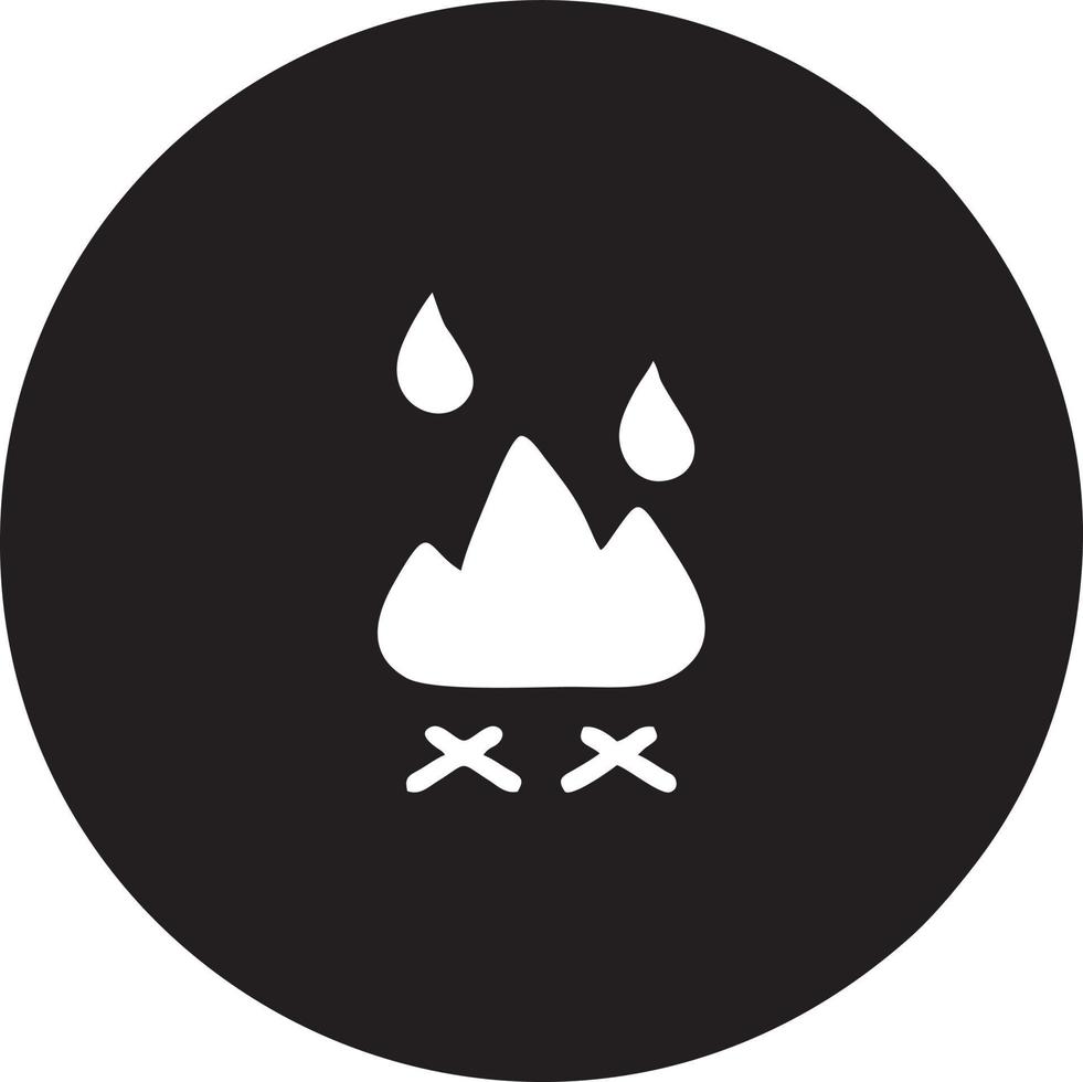 Fire hot icon symbol image vector. Illustration of the danger fire burn image design. EPS 10 vector