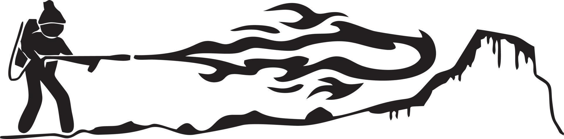 Fire hot icon symbol image vector. Illustration of the danger fire burn image design. EPS 10 vector