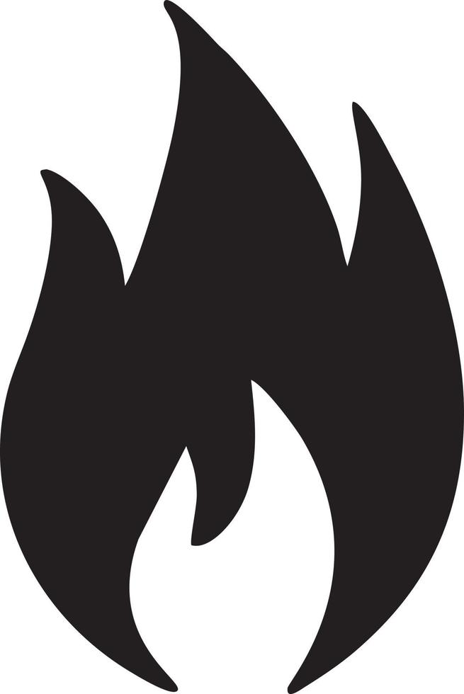 Fire hot icon symbol image vector. Illustration of the danger fire burn image design. EPS 10 vector