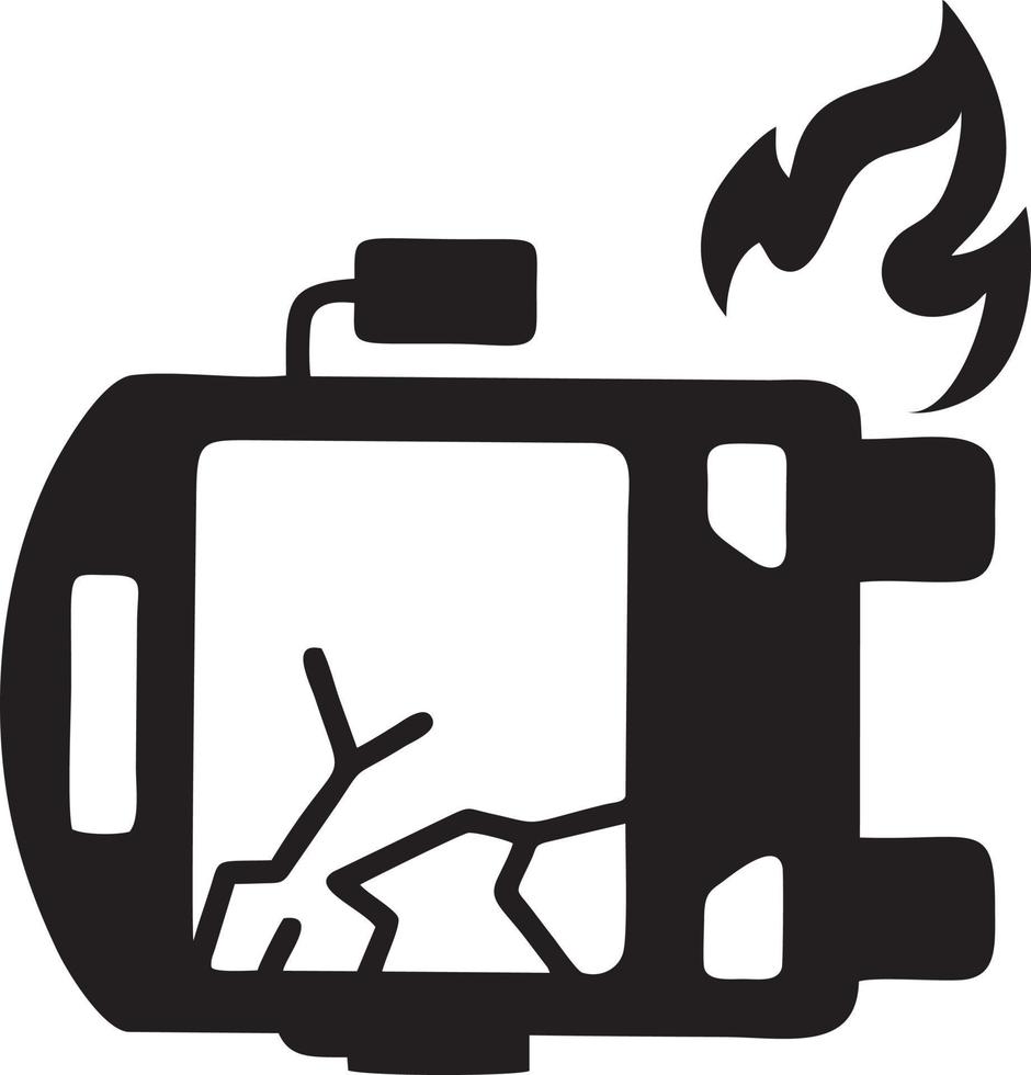 Fire hot icon symbol image vector. Illustration of the danger fire burn image design. EPS 10 vector