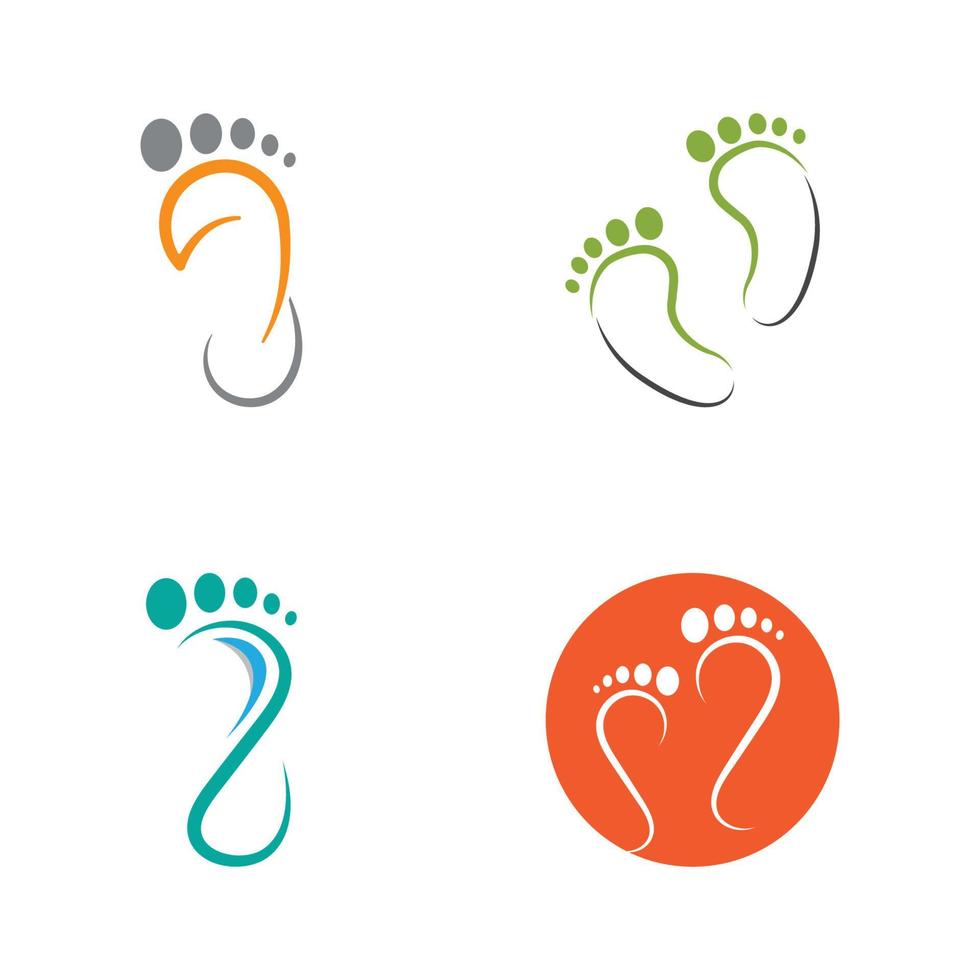 foot Logo Template vector icon