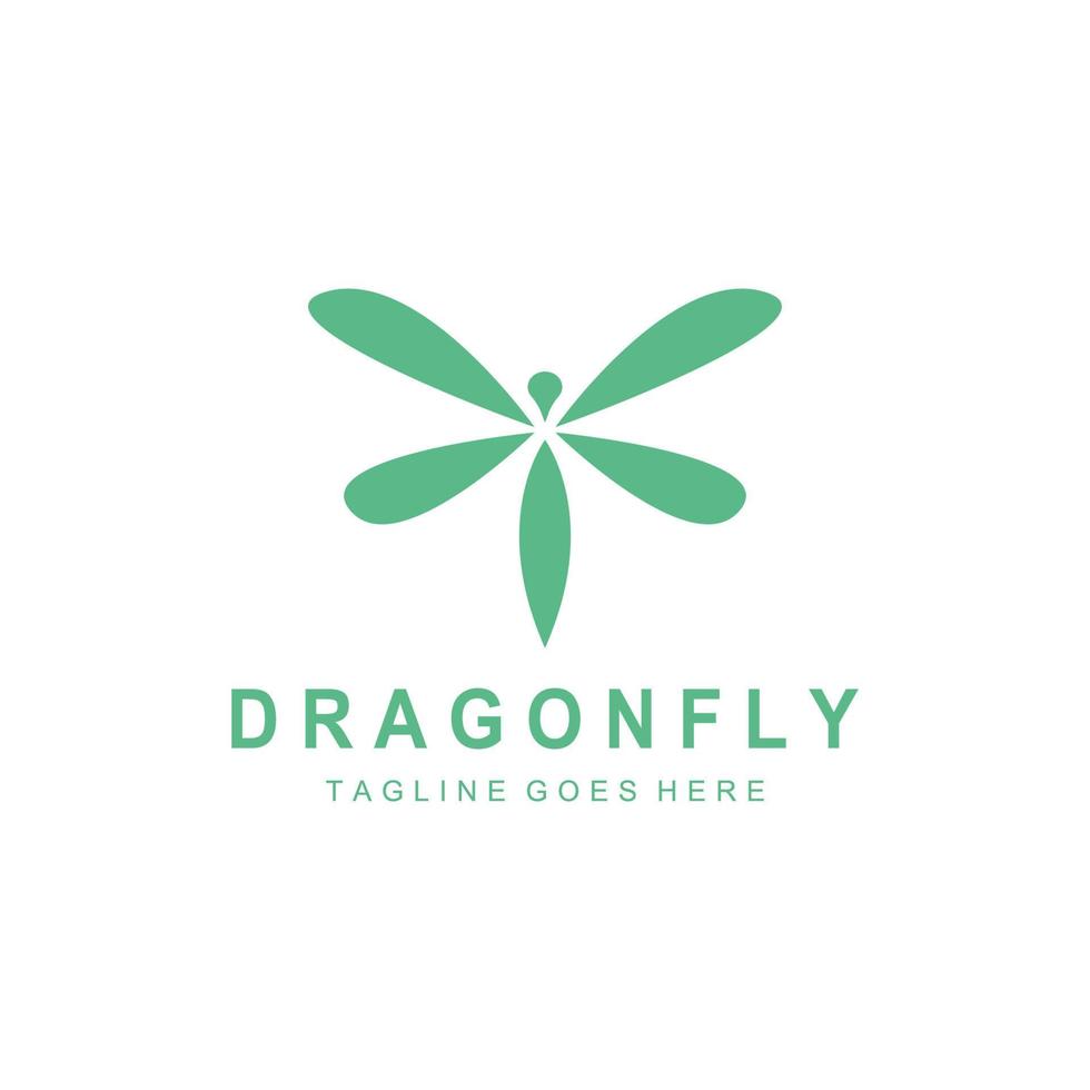 Dragonfly illustration icon vector