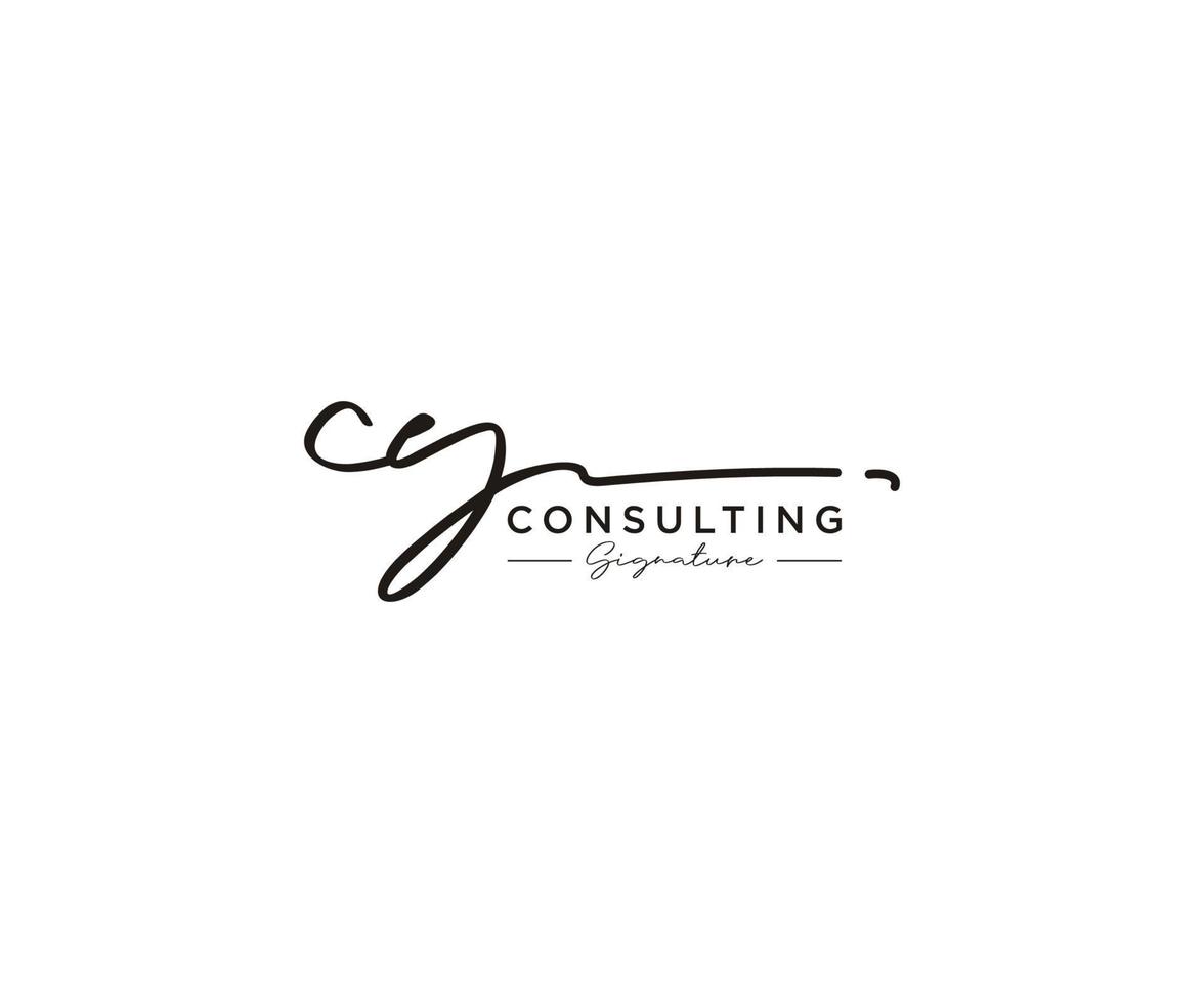 Initial CY signature logo collection template vector. Hand drawn Calligraphy lettering Vector illustration.