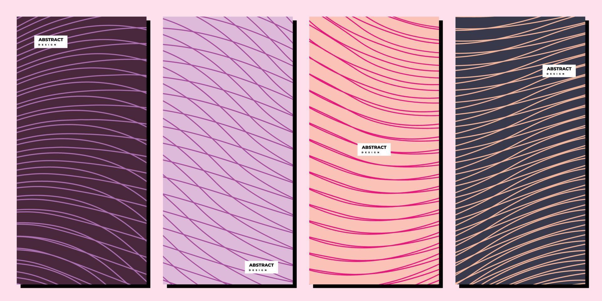 Abstract fluid lines background template copy space vector