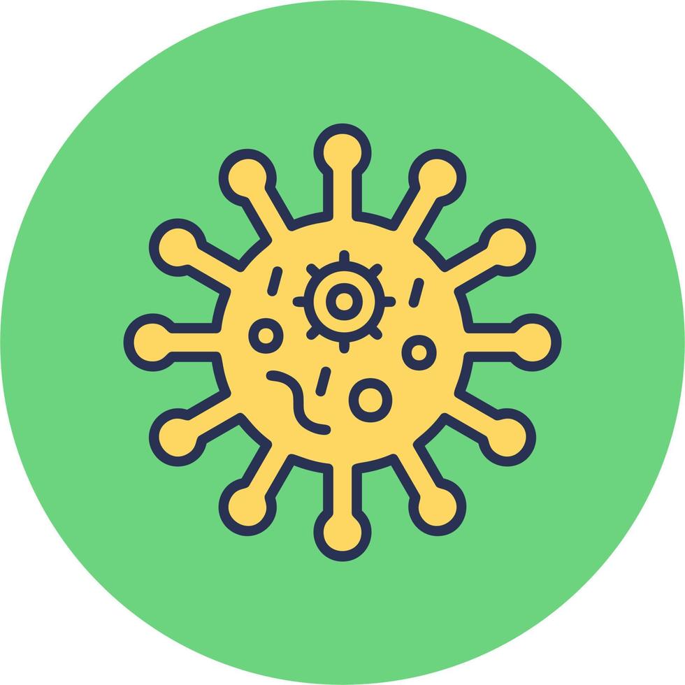 Virus vector icon
