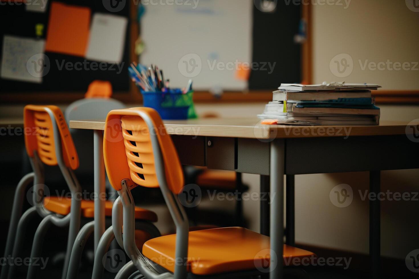 school desk for special autism children inclusive education photo
