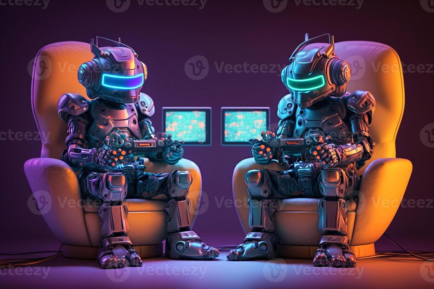 neural network trains robots for new tasks illustration photo