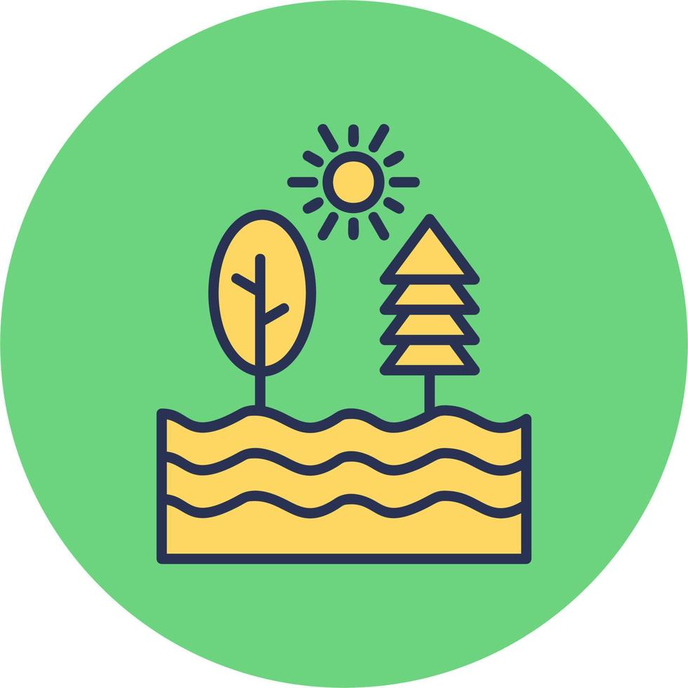 River vector icon