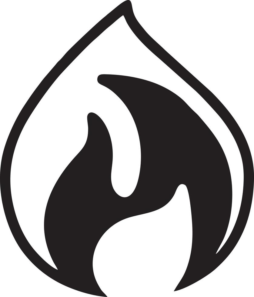 Fire hot icon symbol image vector. Illustration of the danger fire burn image design. EPS 10 vector