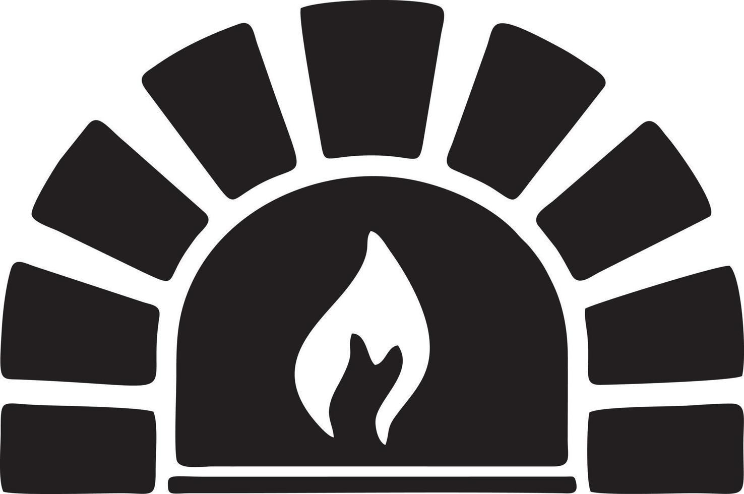 Fire hot icon symbol image vector. Illustration of the danger fire burn image design. EPS 10 vector