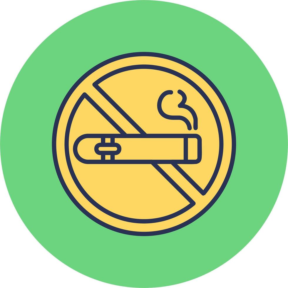 No Cigar vector icon