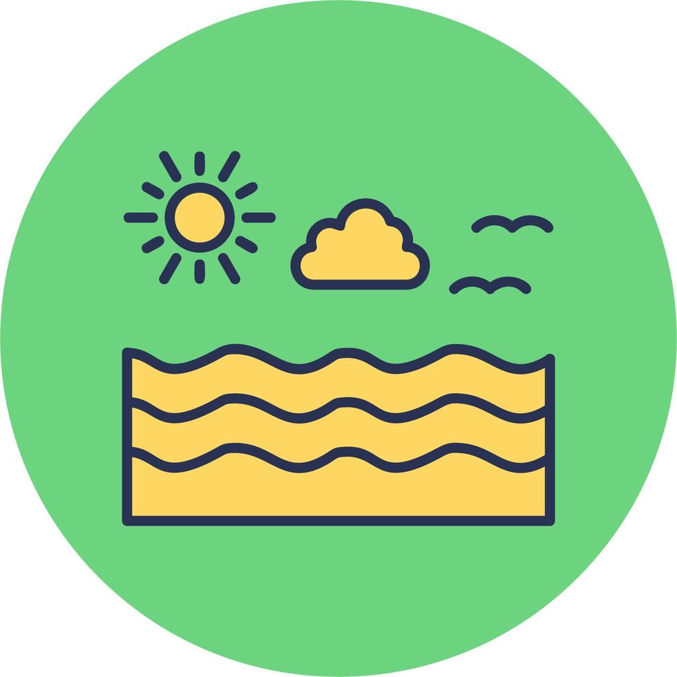 Sea vector icon