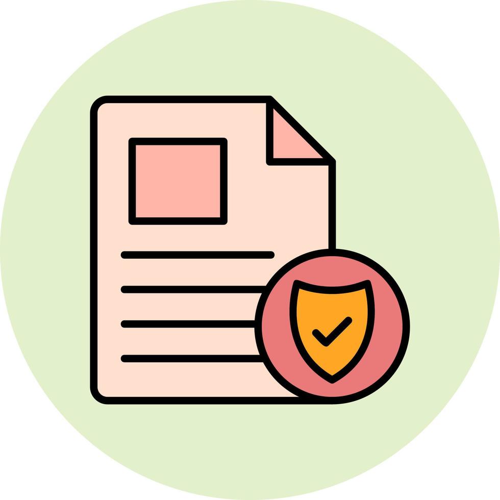 Approved Document vector icon