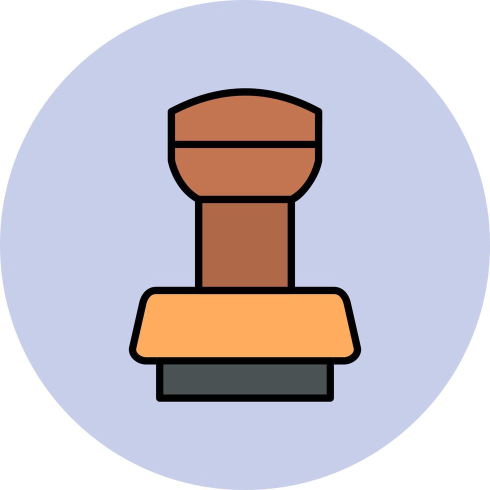 Stamp vector icon