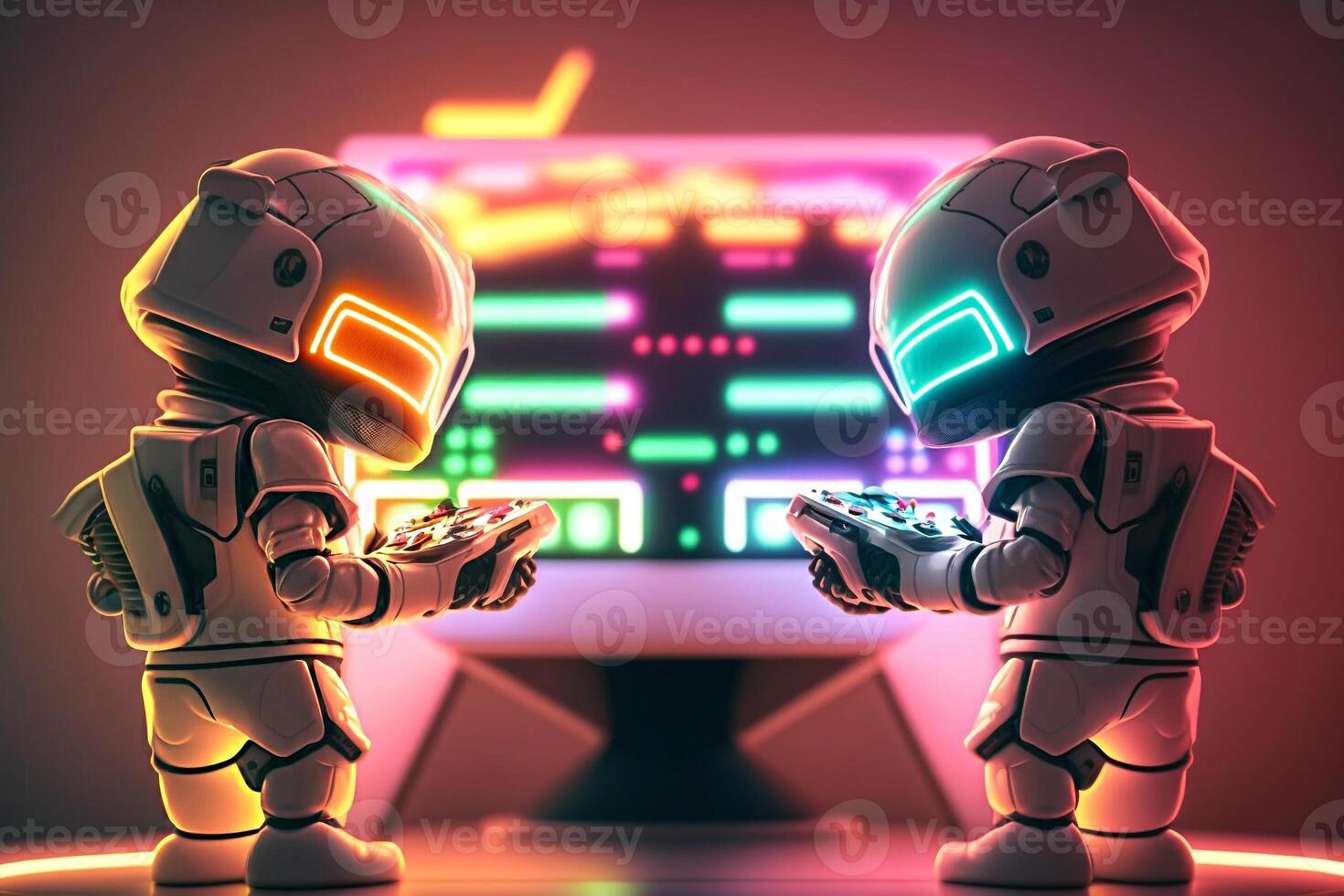 neural network trains robots for new tasks illustration photo