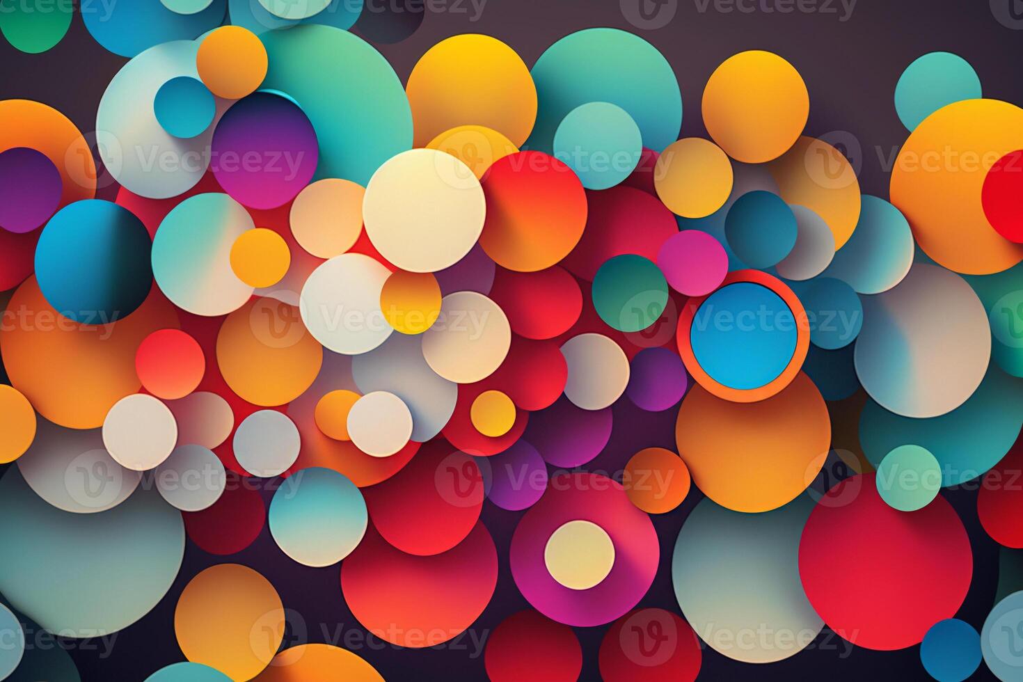 abstract background with colorful balloons photo