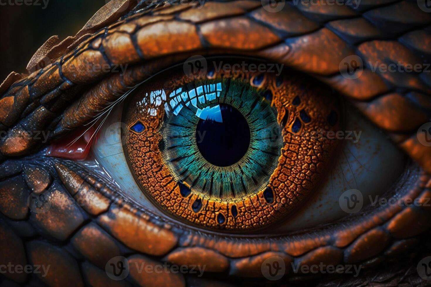 cobra snake eye closeup photo