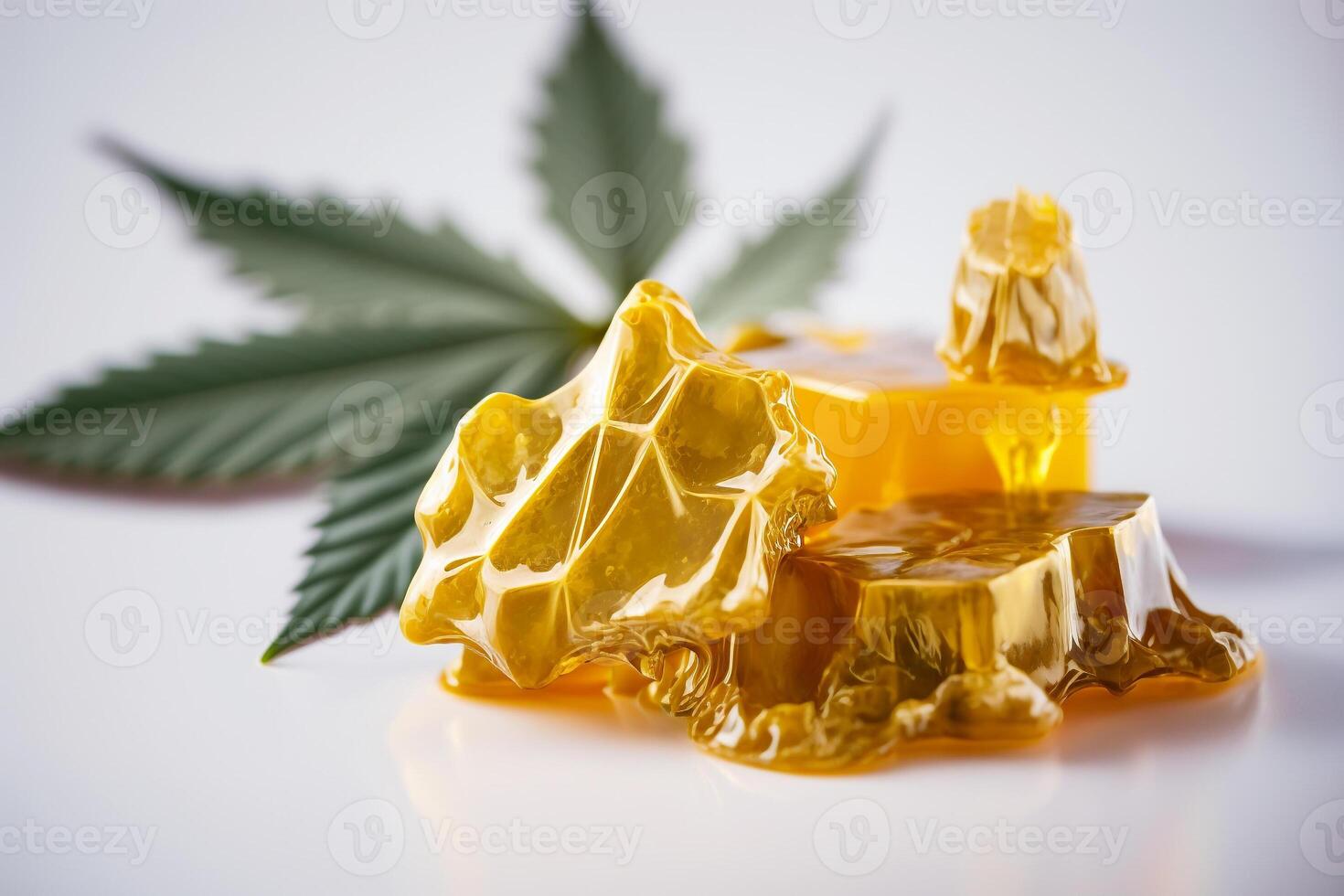 cannabis golden extract wax, thc yellow resin 22083623 Stock Photo at