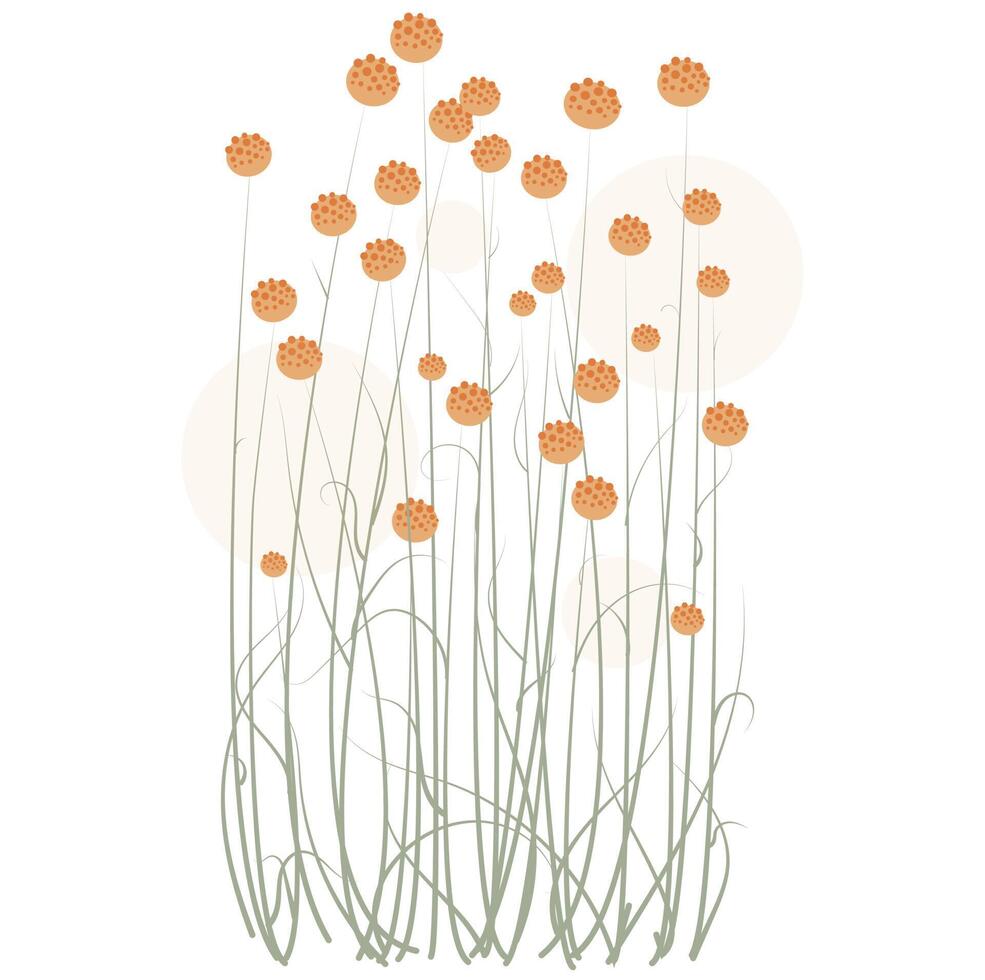 romantic and delicate flowers in pastel shades vector