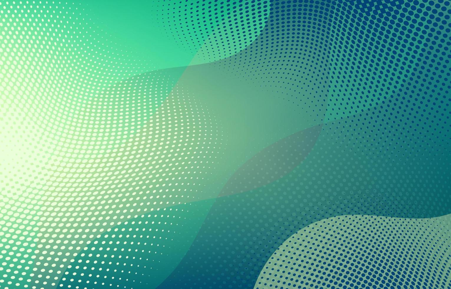 Gradient Wave with Halftone Background vector