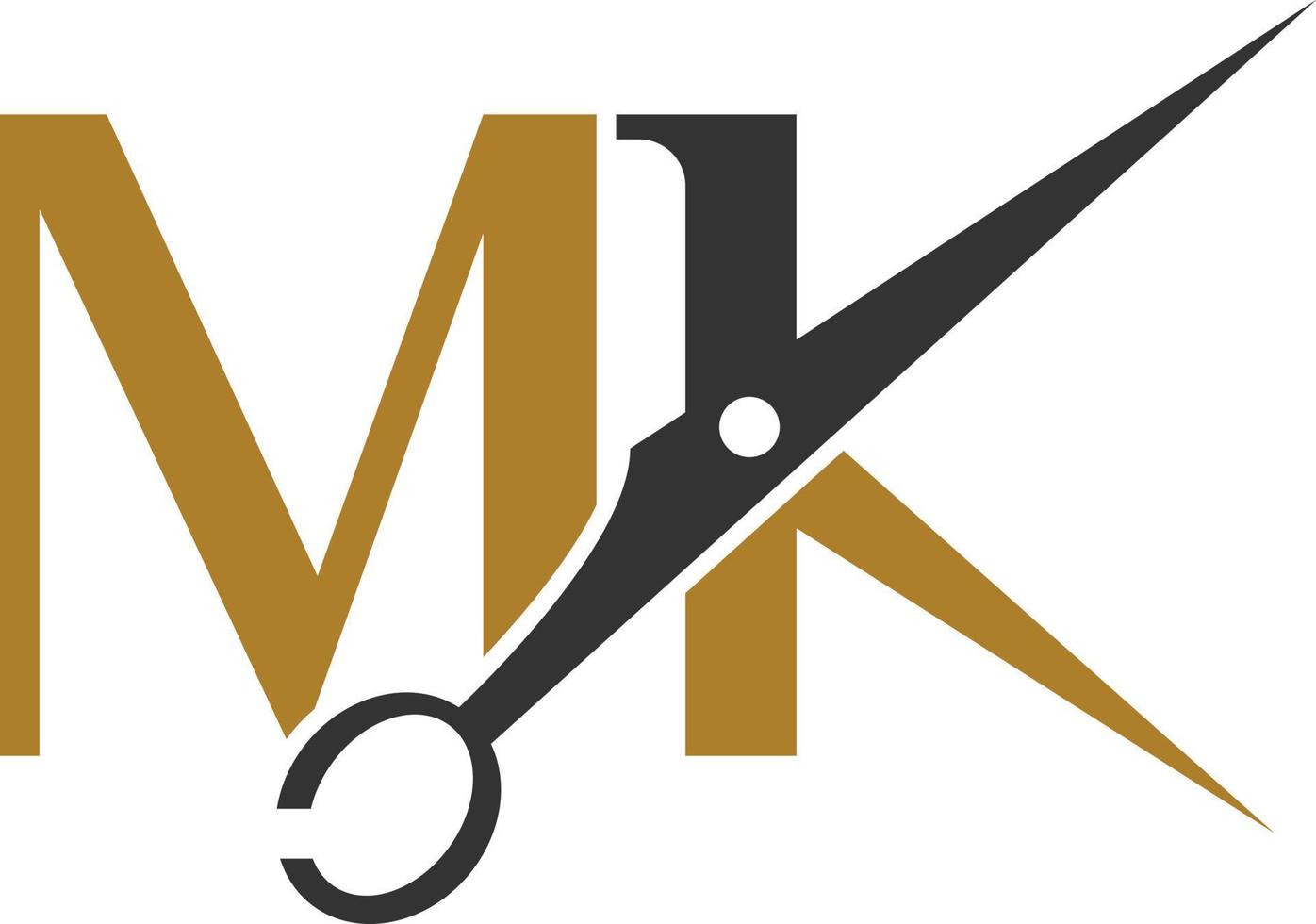 Initial salon logo vector