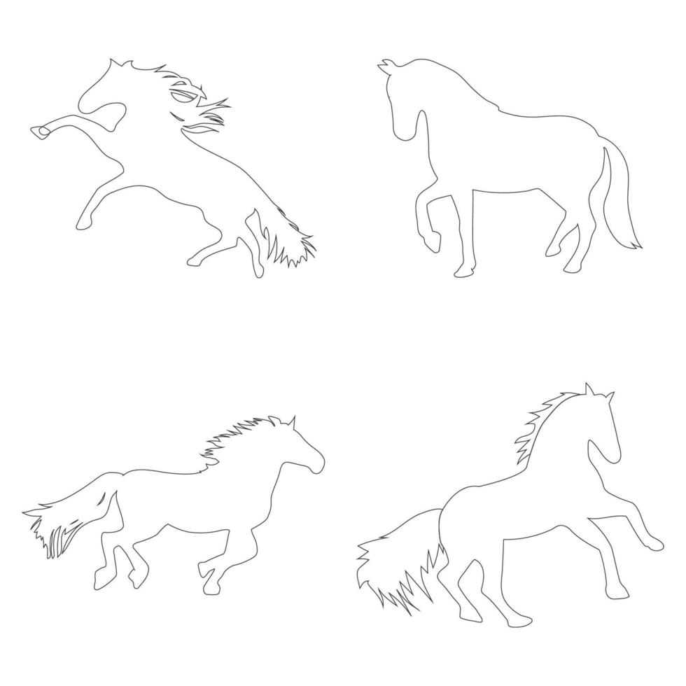 horse icon vektor vector