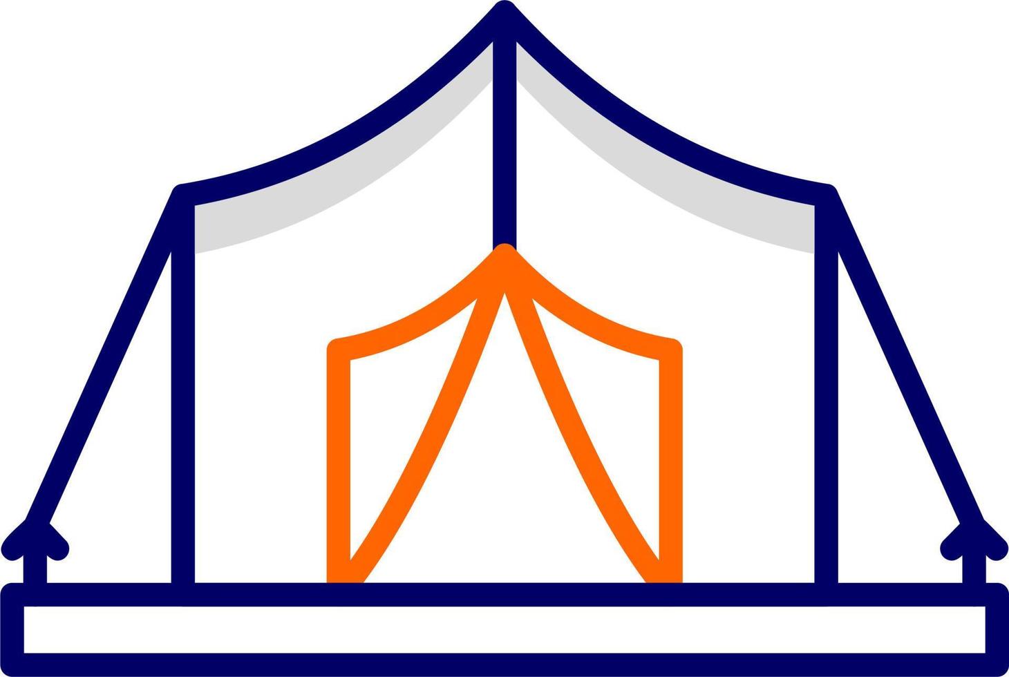 Tent vector icon