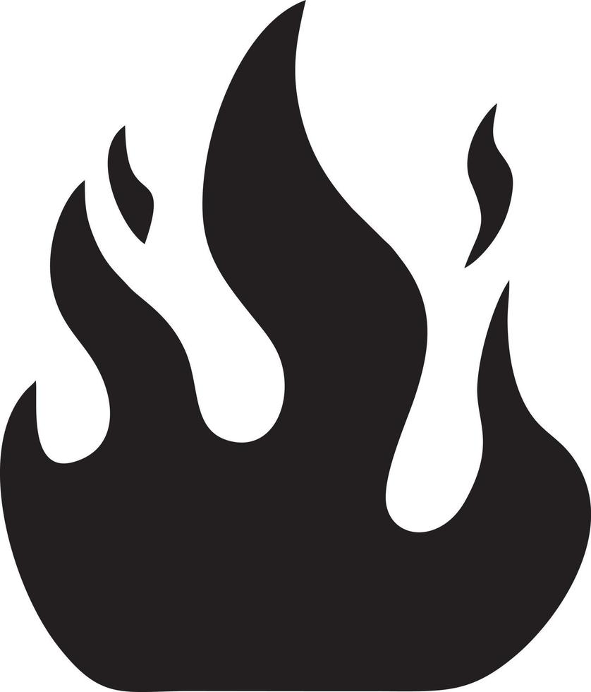 Fire hot icon symbol image vector. Illustration of the danger fire burn image design. EPS 10 vector