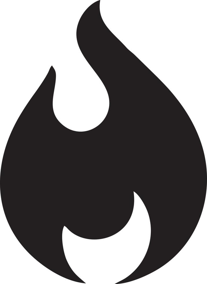 Fire hot icon symbol image vector. Illustration of the danger fire burn image design. EPS 10 vector