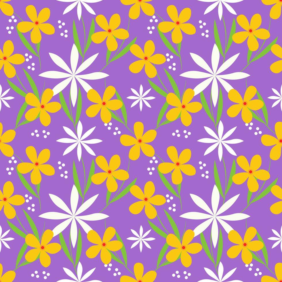 gente Arte floral sin costura modelo antecedentes vector